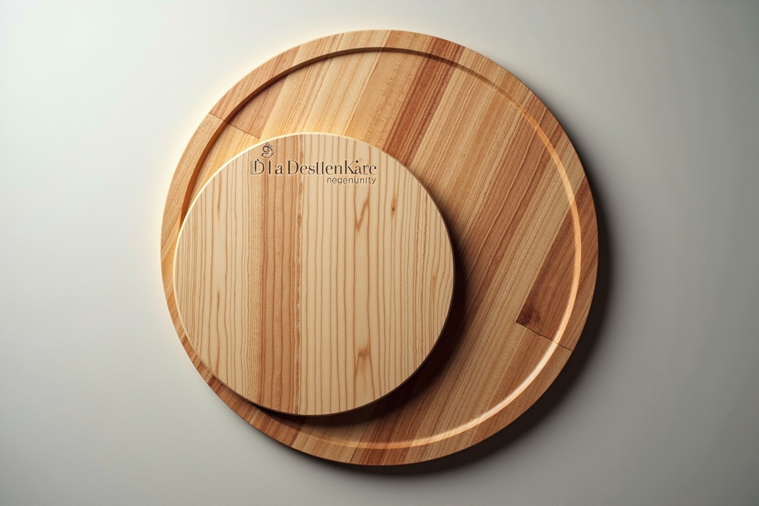 Schneidebretter aus Holz und Rund personalisiert